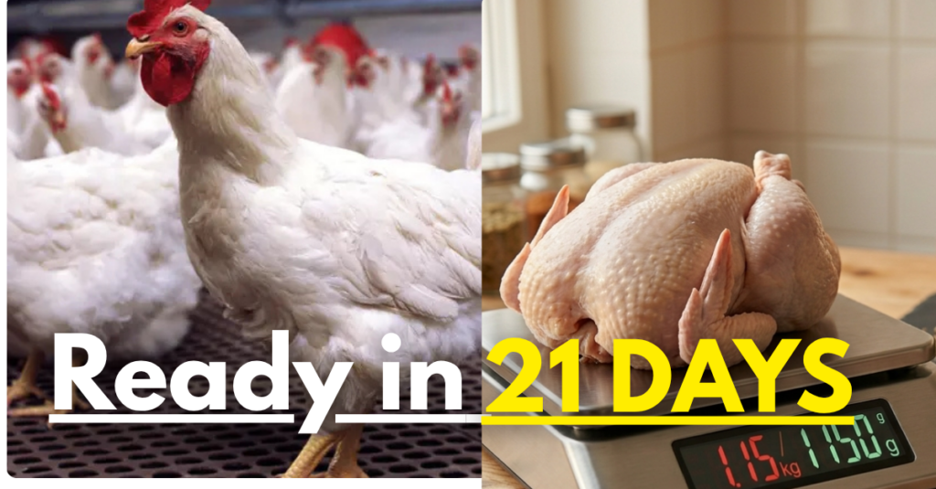 Broiler Farming: How I Raise Broilers to Market-Ready Weight in 21 Days